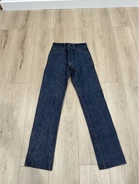 NWT Vintage 60s Madewell New Bedford Jeans Denim USA Made Sanforized 25x31.5